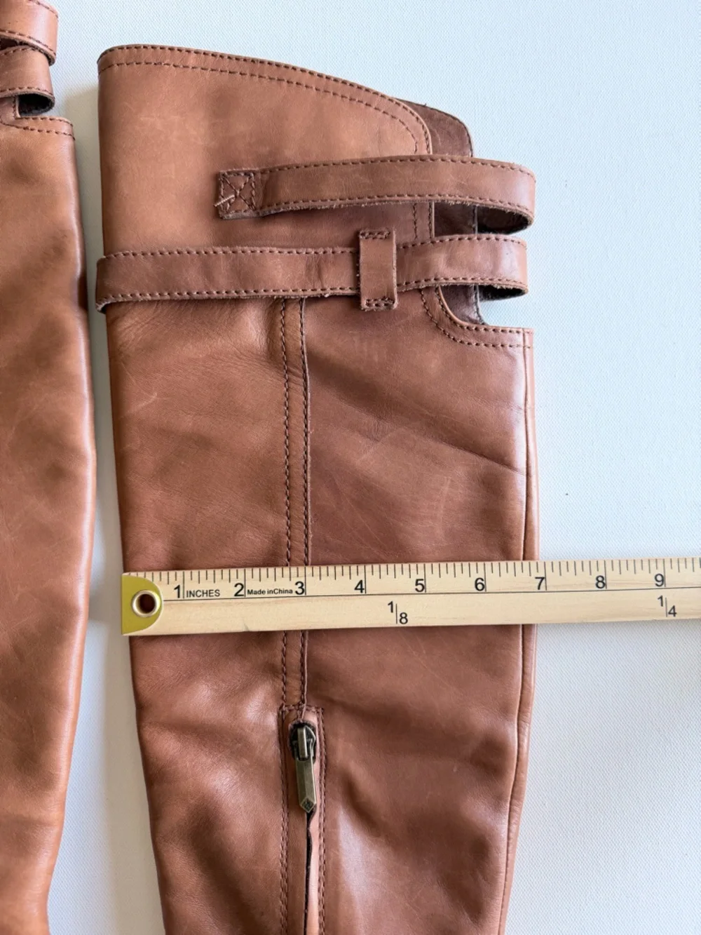Sam Edelman Brown Leather Riding Boots 7M Knee High Ren Faire Cosplay